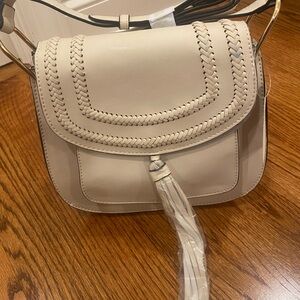Icing Cream Braided Shoulder Bag